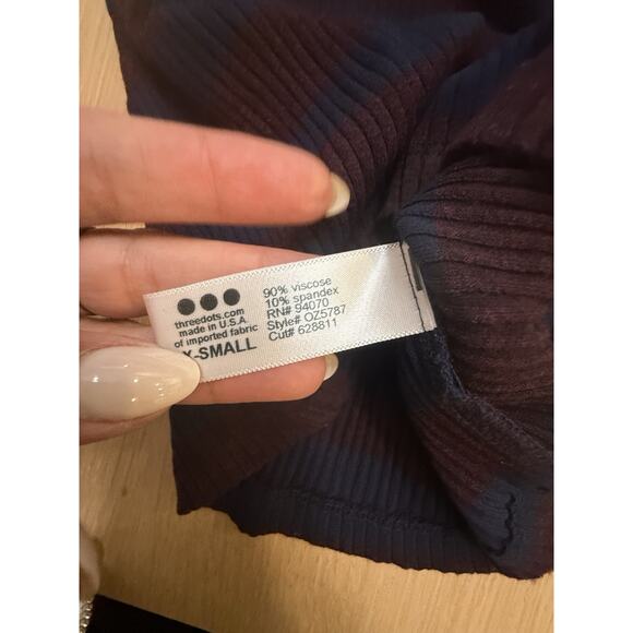 NWOT Three Dots Womens Jersey Stretch Knit Dress Size XS Xx1326 - Picture 7 of 7